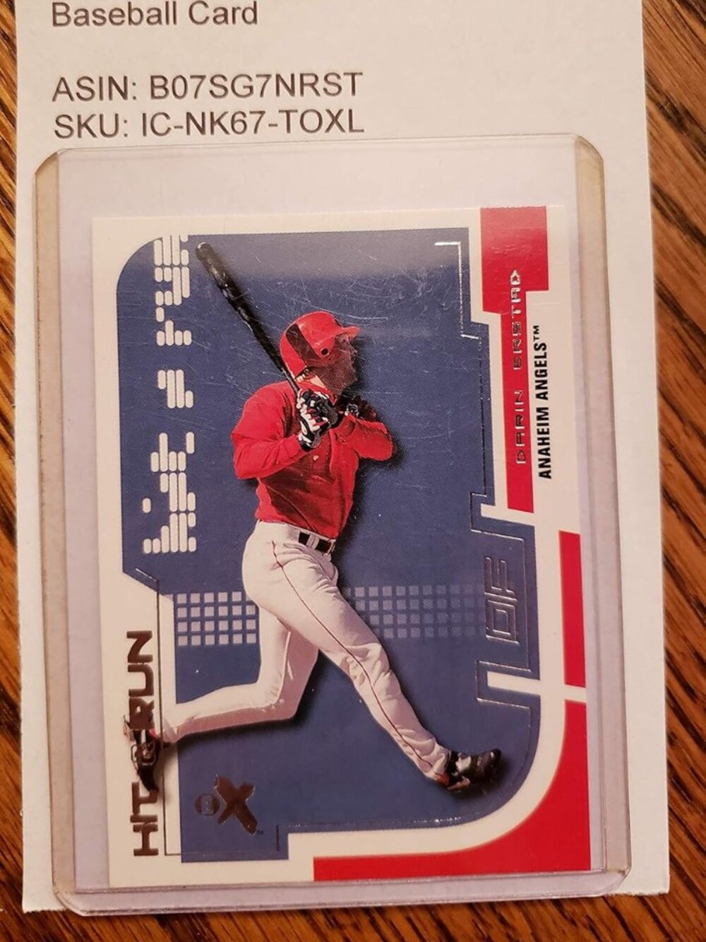 2002 Fleer Skybox International® DARIN ERSTAD, Anaheim Angels™ Fleer (E)X